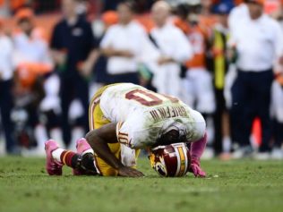 Robert Griffin III Sidelined After Injury Scare
