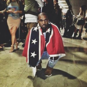 Kanye West says he's made the confederate flag his own 