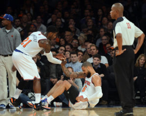 New York Knicks' Chandler Likely to Miss 6 Weeks