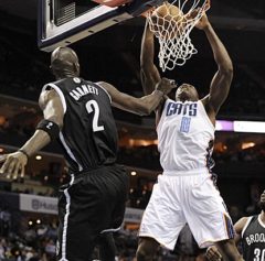 Bismack Biyombo Dunks On Kevin Garnett To Help Bobcats Beat Nets