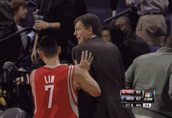 Jeremy Lin Pushes Head Coach Kevin McHale