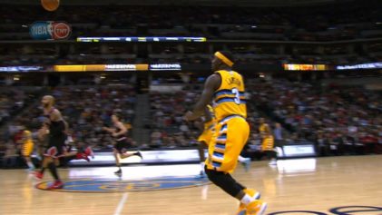 A Must See: Ty Lawson Dishes Perfect Ally Oop Pass To Kenneth Faried From Half Court