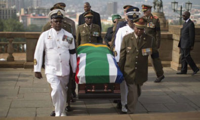 Mandelaâ€™s Body Lies in State in Pretoria Ahead of Funeral