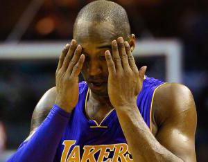More Bad Laker News: Kobe Bryant Out Six Weeks With Knee Injury