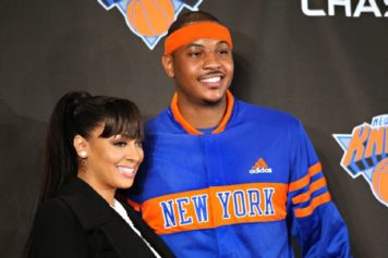 Carmelo Anthony Likely to Stay With Knicks, Says Wife La La
