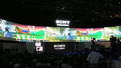 Going Big: Sony Shows Off Large Screen 4K Projector And Cloud TV Service At CES