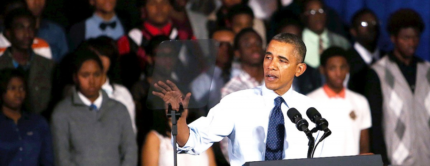 Obama Announces Multimillion-Dollar Program to Improve Lives of Black, Hispanic Males