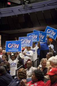 D.C. voters support Mayor Vince Gray 