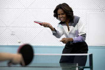 First Lady Obama Revives Ping-Pong Diplomacy