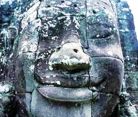 A FACE FROM THE BAYON