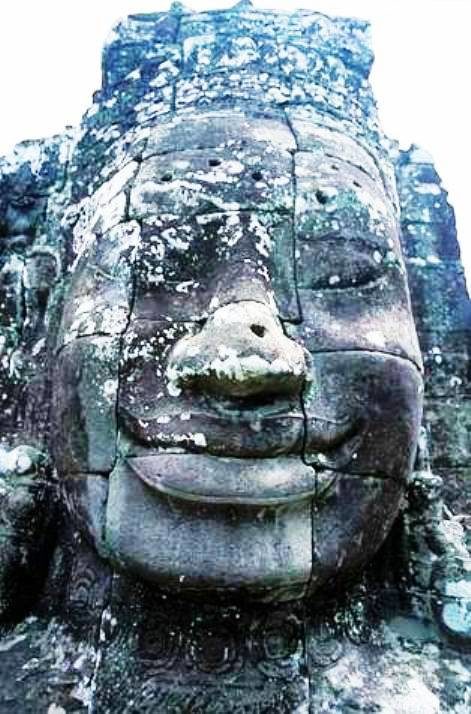 A FACE FROM THE BAYON