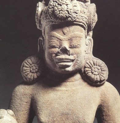 Sandstone statue of Shiva. 9th century Vietnam. Cleveland Museum of Art. Photo courtesy of Runoko Rashidi