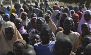 Relatives of kidnapped schoolgirls in Chibok. Credit: Afolabi Sotunde/Reuters