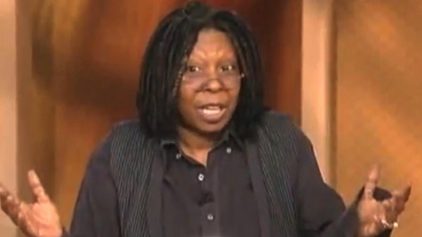 Whoopi Goldberg says a man has the right to hit a woman