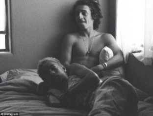 Willow Smith in bed with shirtless actor