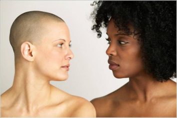 black woman vs. white woman