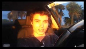 A frame grab from a video that was posted on You Tube by an individual who identified himself as Elliot Rodger is shown in this May 24, 2014 photo
