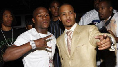 T.I. and Floyd Mayweather Allegedly Involved in Epic Brawl on Vegas Strip -- Video