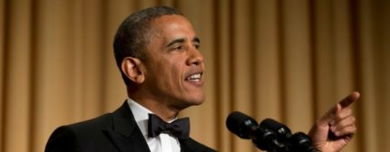 Obama Lands Comic Blows During White House Correspondents Dinner