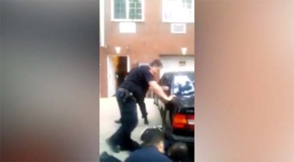 Deplorable Footage of Another Out-of-Control NYPD Officer Stomping on The Head of Handcuffed Black Man