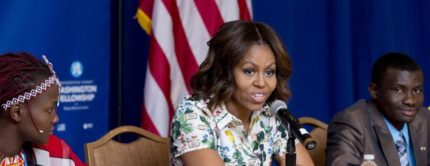 First Lady Tells Young Leaders: 'The Blood of Africa Runs Through My Veins'