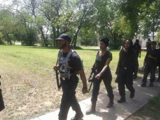 Huey P. Newton Gun Club Members Stage Protests in Dallas Carrying Their Guns