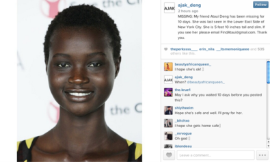 Sudanese Model Found in Manhattan Hospital After Missing for Two Weeks