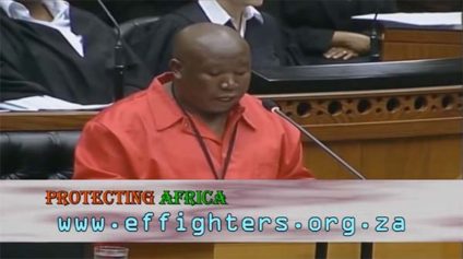 EFF Leader Explains to Parliament Why It Should Destroy the History of Its Colonizers