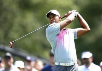 Tiger Woods, Back Apparently Healed, Shows Up For PGA Championship