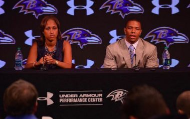 Exiled Ray Rice Speaks: 'I Have to Be Strong for My Wife'