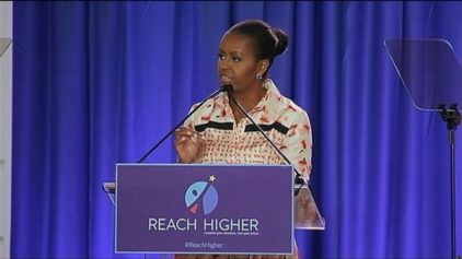 Michelle Obama Visits Atlanta High School Students, Encourages Them to Seek College Education