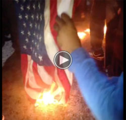 Watch and See Why These Black Protesters Have Gone as Far as Burning the American Flag