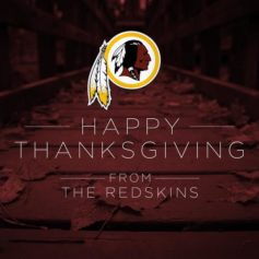Redskins, of All Teams, Send Out 'Happy Thanksgiving' Tweet. . . And Get Blasted For It