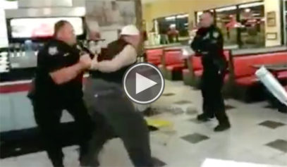 This White Man Was Literally Beating Up Two Police Officers, But What Happens Next Is Astonishing
