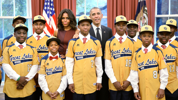 Jackie Robinson West Hits Homer in White House Visit