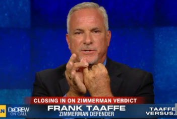Frank Taaffe says Zimmerman was racist