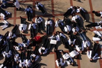 Medical Students Organize Nationwide 'Die-In' Protests