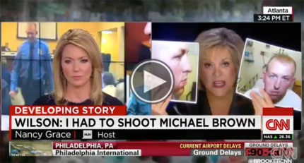 Watch How Nancy Grace Reacted After She Looks at Darren Wilson's Evidence