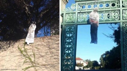 Is This Art or Racist? Cardboard Lynching Effigies at Berkeley Stir Debate Over Limits of Artistic Expression