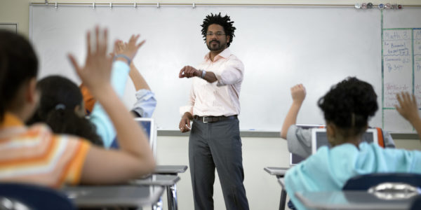 black male teacher