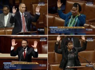 Chair of CBC Calls Wilson Verdict a 'Slap in Our Face,' While Members of Congress Put Hands Up in Solidarity