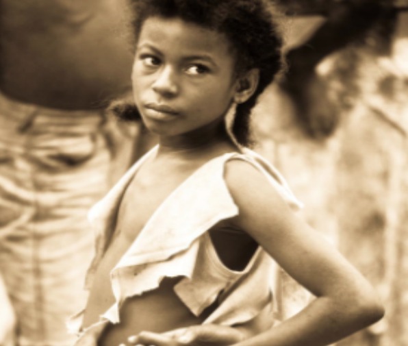 young girl during slavery