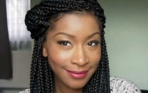 Black woman with braids