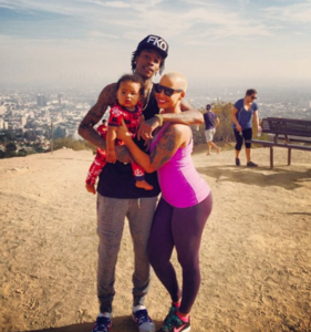 Amber Rose with her son 