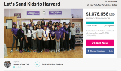 Humans of New York' Teams Up With Humans All Across the Nation to Raise $1M for Brooklyn Scholars