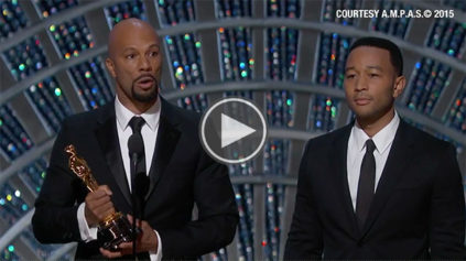 John Legend Takes a Moment at the Oscars to Highlight Just How Far This Country Has to Go Before 'Glory' Is Attained