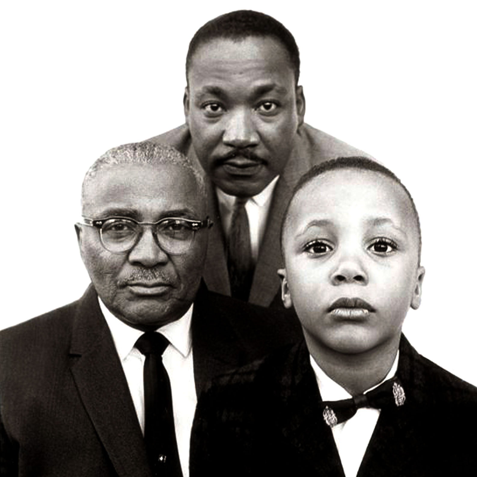 Martin-Luther-King-Jr-with-Father-and-Son-1963 - Atlanta ...