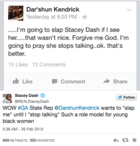 Stacey Dash slap 
