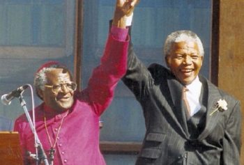 Desmond Tutu Remembers Mandela's 'Extraordinary Magnanimity' On the 25th Anniversary of His Release from Prison