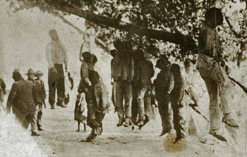 Black people lynched 